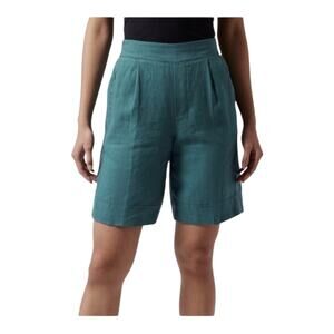 Athleta Playa Linen Bermuda Shorts Minimalist Classic Simple Normcore